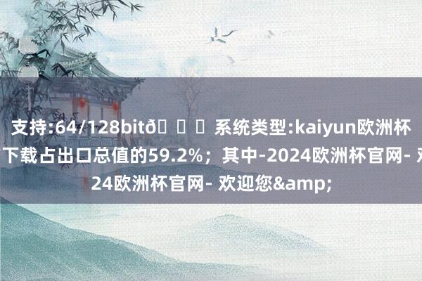 支持:64/128bit🍏系统类型:kaiyun欧洲杯appApp官方下载占出口总值的59.2%；其中-2024欧洲杯官网- 欢迎您&