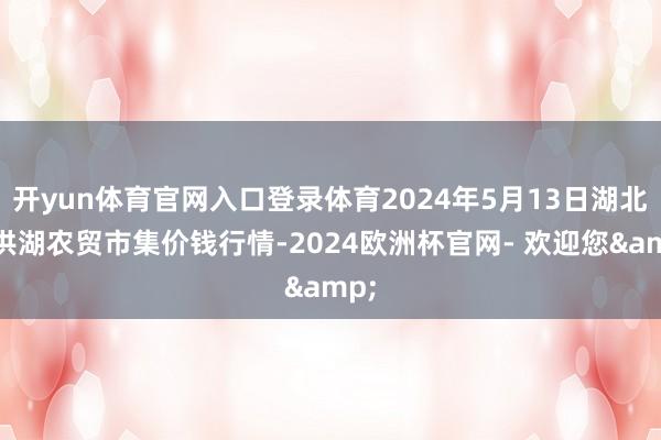 开yun体育官网入口登录体育2024年5月13日湖北省洪湖农贸市集价钱行情-2024欧洲杯官网- 欢迎您&