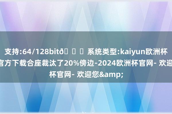 支持:64/128bit🍏系统类型:kaiyun欧洲杯appApp官方下载合座裁汰了20%傍边-2024欧洲杯官网- 欢迎您&