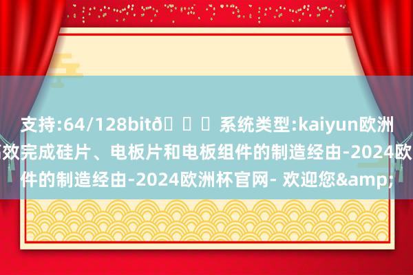 支持:64/128bit🍏系统类型:kaiyun欧洲杯appApp官方下载可高效完成硅片、电板片和电板组件的制造经由-2024欧洲杯官网- 欢迎您&