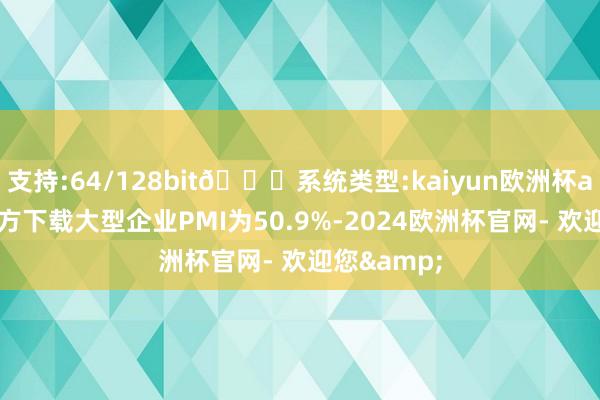 支持:64/128bit🍏系统类型:kaiyun欧洲杯appApp官方下载大型企业PMI为50.9%-2024欧洲杯官网- 欢迎您&