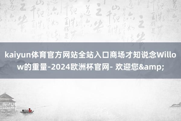 kaiyun体育官方网站全站入口商场才知说念Willow的重量-2024欧洲杯官网- 欢迎您&